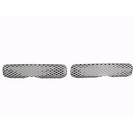 Street Scene Bumper Grille Insert Mesh Black Chrome Black Steel - 95076145