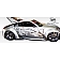 Extreme Dimensions Side Skirt - Primered Fiberglass Reinforced Plastic Black Set of 2 - 102264