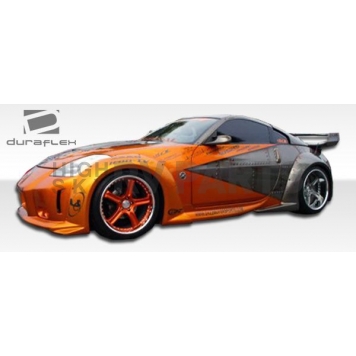 Extreme Dimensions Side Skirt - Primered Fiberglass Reinforced Plastic Black Set of 2 - 102264-3