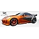 Extreme Dimensions Side Skirt - Primered Fiberglass Reinforced Plastic Black Set of 2 - 102264