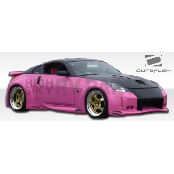 Extreme Dimensions Side Skirt - Primered Fiberglass Reinforced Plastic Black Set of 2 - 102264-6