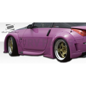 Extreme Dimensions Side Skirt - Primered Fiberglass Reinforced Plastic Black Set of 2 - 102264-7