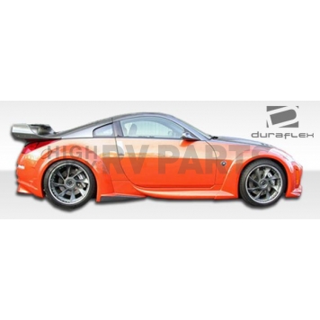 Extreme Dimensions Side Skirt - Primered Fiberglass Reinforced Plastic Black Set of 2 - 102264-8