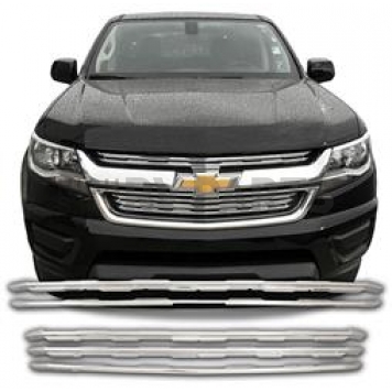 Coast To Coast Grille Insert - Chrome Plated ABS Plastic - GI130