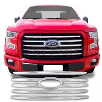 Coast To Coast Grille Insert - Chrome Plated ABS Plastic - GI131