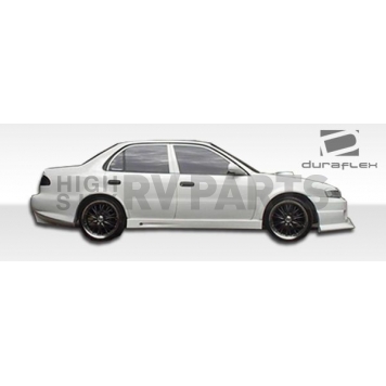 Extreme Dimensions Side Skirt - Primered Fiberglass Reinforced Plastic Black Set of 2 - 102033-1