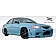 Extreme Dimensions Side Skirt - Primered Fiberglass Reinforced Plastic Black Set of 2 - 102033