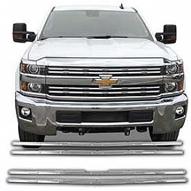 Coast To Coast Grille Insert - Chrome Plated ABS Plastic - GI132