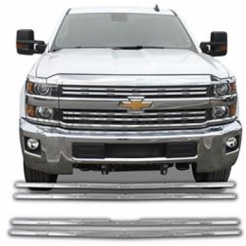 Coast To Coast Grille Insert - Chrome Plated ABS Plastic - GI132