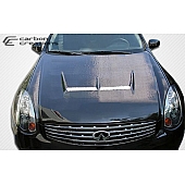 Extreme Dimensions Hood - Gloss Carbon Fiber Black - 103126