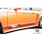 Extreme Dimensions Side Skirt - Primered Fiberglass Reinforced Plastic Black Set of 2 - 102080