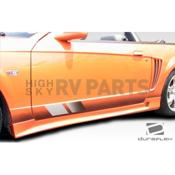 Extreme Dimensions Side Skirt - Primered Fiberglass Reinforced Plastic Black Set of 2 - 102080