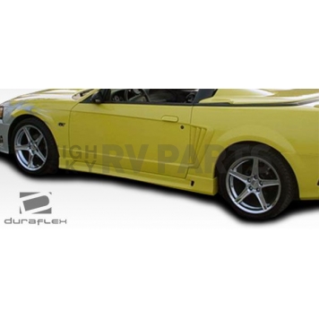 Extreme Dimensions Side Skirt - Primered Fiberglass Reinforced Plastic Black Set of 2 - 102080-1