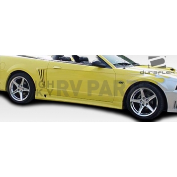 Extreme Dimensions Side Skirt - Primered Fiberglass Reinforced Plastic Black Set of 2 - 102080-3