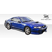 Extreme Dimensions Side Skirt - Primered Fiberglass Reinforced Plastic Black Set of 2 - 102084