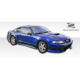 Extreme Dimensions Side Skirt - Primered Fiberglass Reinforced Plastic Black Set of 2 - 102084