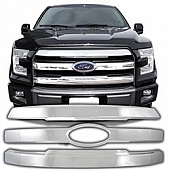 Coast To Coast Grille Insert - Chrome Plated ABS Plastic - GI134