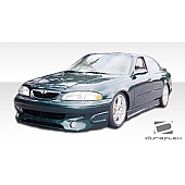 Extreme Dimensions Side Skirt - Primered Fiberglass Reinforced Plastic Black Set of 2 - 102011