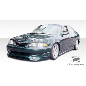 Extreme Dimensions Side Skirt - Primered Fiberglass Reinforced Plastic Black Set of 2 - 102011