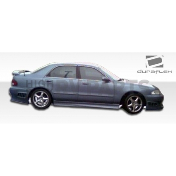 Extreme Dimensions Side Skirt - Primered Fiberglass Reinforced Plastic Black Set of 2 - 102011-2