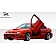 Extreme Dimensions Side Skirt - Primered Fiberglass Reinforced Plastic Black Set of 2 - 101674