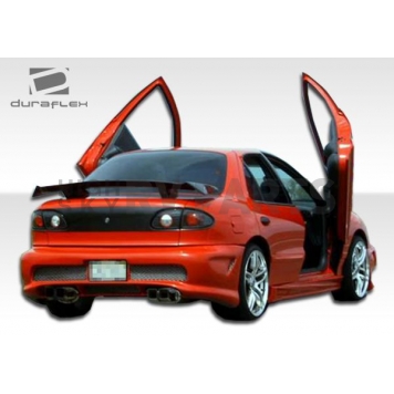 Extreme Dimensions Side Skirt - Primered Fiberglass Reinforced Plastic Black Set of 2 - 101674-4