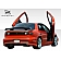 Extreme Dimensions Side Skirt - Primered Fiberglass Reinforced Plastic Black Set of 2 - 101674