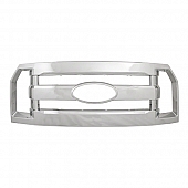 Coast To Coast Grille Insert - Chrome Plated ABS Plastic - GI137