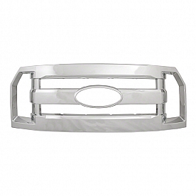 Coast To Coast Grille Insert - Chrome Plated ABS Plastic - GI137