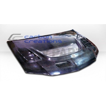 Extreme Dimensions Hood - Gloss Carbon Fiber Black - 103203-4