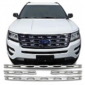Coast To Coast Grille Insert - Chrome Plated ABS Plastic - GI139