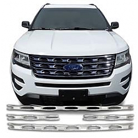 Coast To Coast Grille Insert - Chrome Plated ABS Plastic - GI139