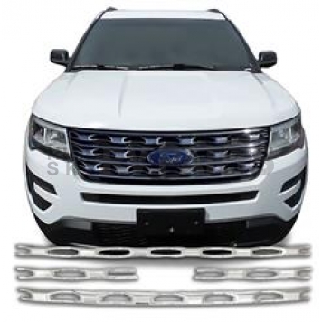 Coast To Coast Grille Insert - Chrome Plated ABS Plastic - GI139