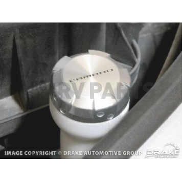 Drake Automotive Windshield Washer Reservoir Cap Aluminum - CA120006BL