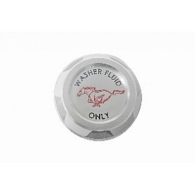 Drake Automotive Windshield Washer Reservoir Cap Aluminum - R3Z17632BL