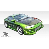 Extreme Dimensions Side Skirt - Primered Fiberglass Reinforced Plastic Black Set of 2 - 101599
