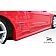 Extreme Dimensions Side Skirt - Primered Fiberglass Reinforced Plastic Black Set of 2 - 101599