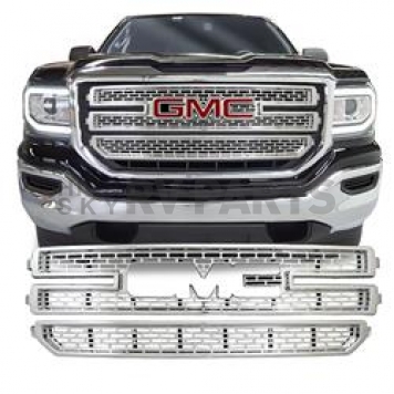 Coast To Coast Grille Insert - Chrome Plated ABS Plastic - GI141