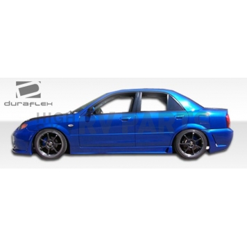 Extreme Dimensions Side Skirt - Primered Fiberglass Reinforced Plastic Black Set of 2 - 103272-1