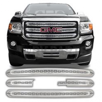 Coast To Coast Grille Insert - Chrome Plated ABS Plastic - GI142