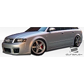 Extreme Dimensions Side Skirt - Primered Fiberglass Reinforced Plastic Black Set of 2 - 103224