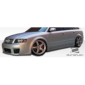 Extreme Dimensions Side Skirt - Primered Fiberglass Reinforced Plastic Black Set of 2 - 103224