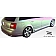 Extreme Dimensions Side Skirt - Primered Fiberglass Reinforced Plastic Black Set of 2 - 103224