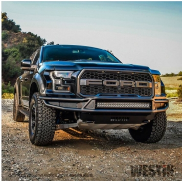 Westin Automotive Bumper Outlaw 1-Piece Design Steel Black - 5862025-4