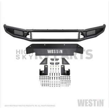 Westin Automotive Bumper Outlaw 1-Piece Design Steel Black - 5862025-6
