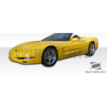 Extreme Dimensions Side Skirt - Primered Fiberglass Reinforced Plastic Black Set of 6 - 103442