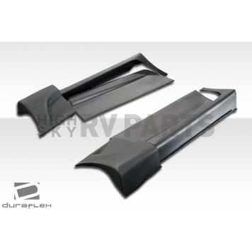 Extreme Dimensions Side Skirt - Primered Fiberglass Reinforced Plastic Black Set of 6 - 103442-6