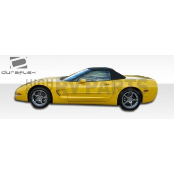 Extreme Dimensions Side Skirt - Primered Fiberglass Reinforced Plastic Black Set of 6 - 103442-7