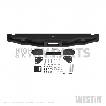 Westin Automotive Bumper Outlaw 1-Piece Design Steel Black - 5881015-3
