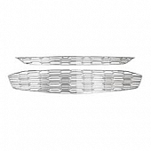 Coast To Coast Grille Insert - Chrome Plated ABS Plastic - GI144